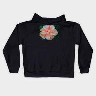 Creme Hibiscus Kids Hoodie